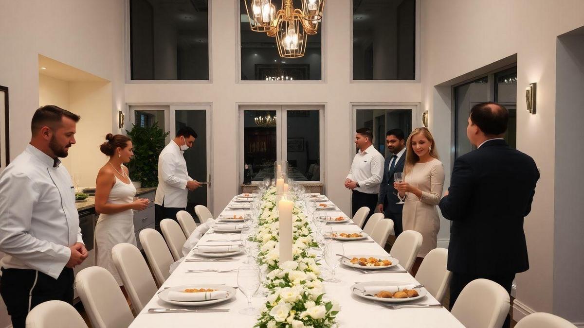 Como organizar um evento gourmet com chefs em casa