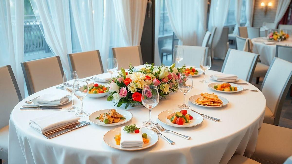 Como organizar um jantar sofisticado com inspirações internacionais