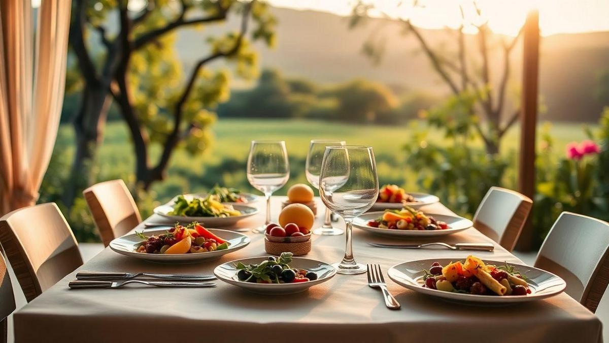 Experiências gastronômicas inovadoras com comida orgânica