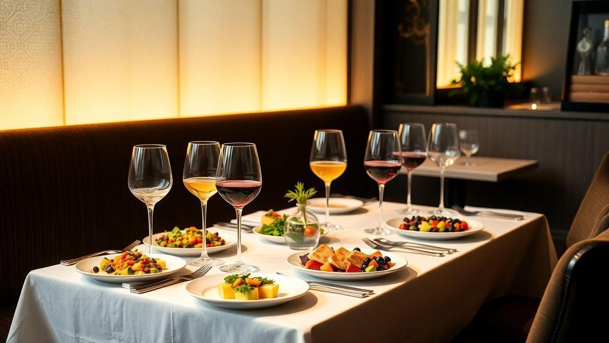 Harmonização de vinhos com menus temáticos veganos preparados por chefs privados