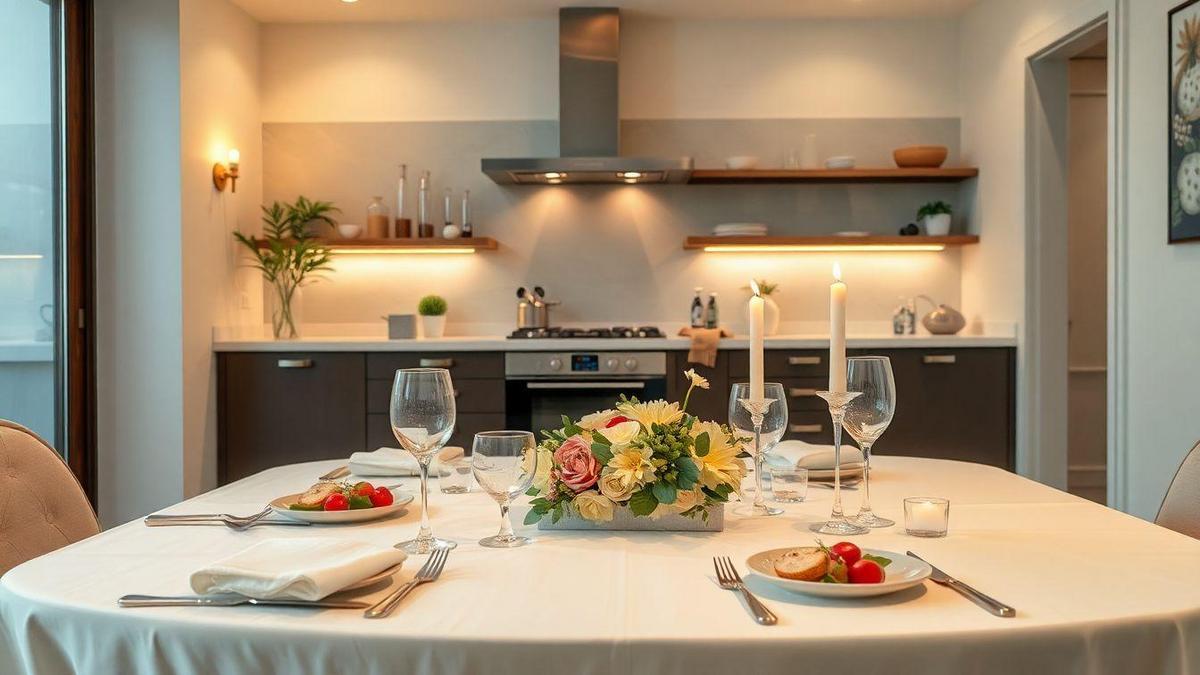 Melhores práticas de chefs para jantares elegantes em casa