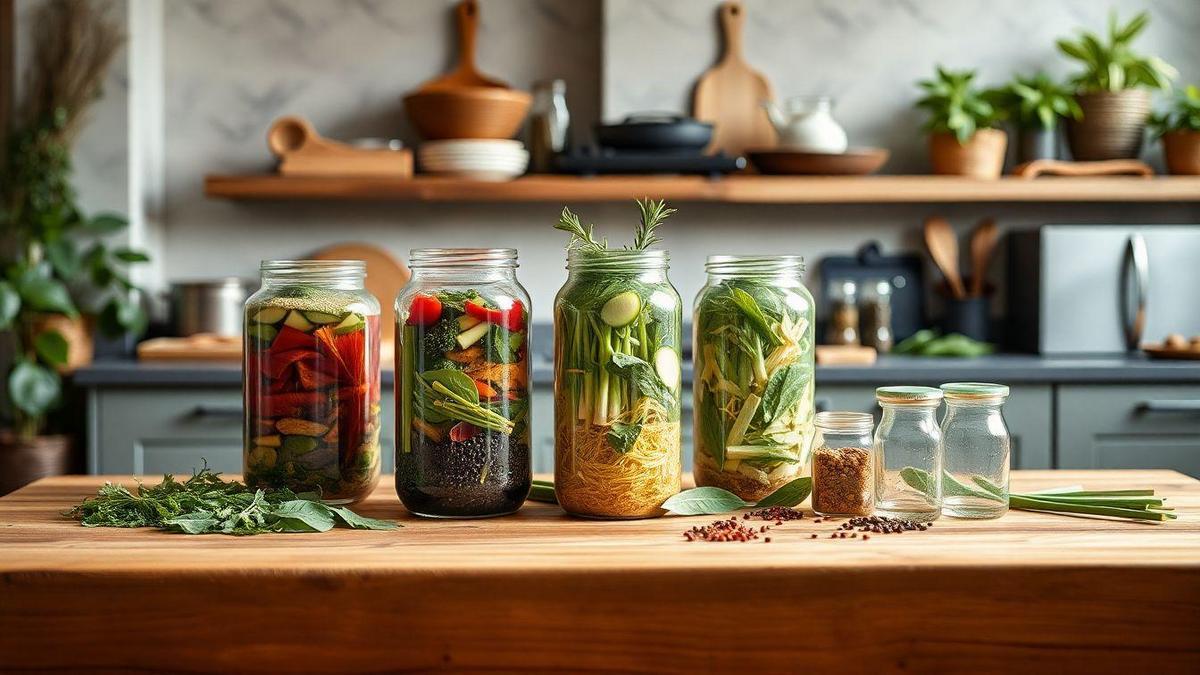 Técnicas de fermentação avançadas para pratos exóticos com ingredientes orgânicos